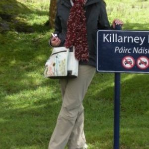 Floral Messenger bag, EUC